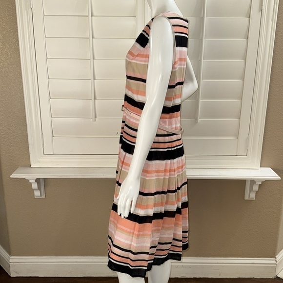 Tommy Hilfiger Striped Fit Flare Dress - Picture 4 of 13